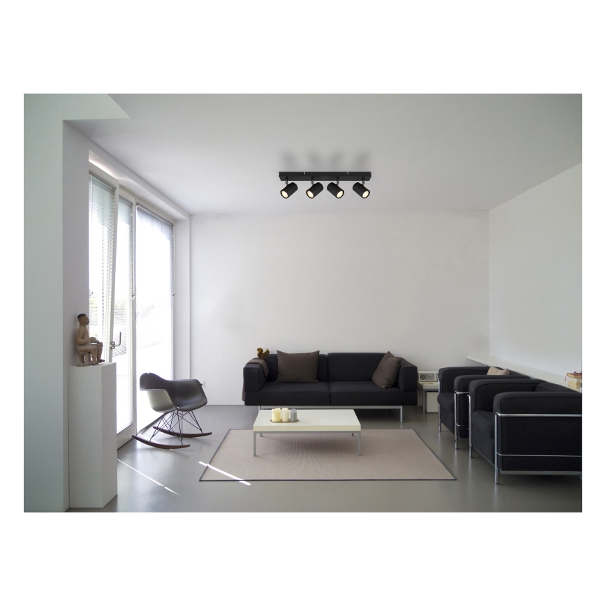 Globo - Spotlight 4xGU10/25W/230V black