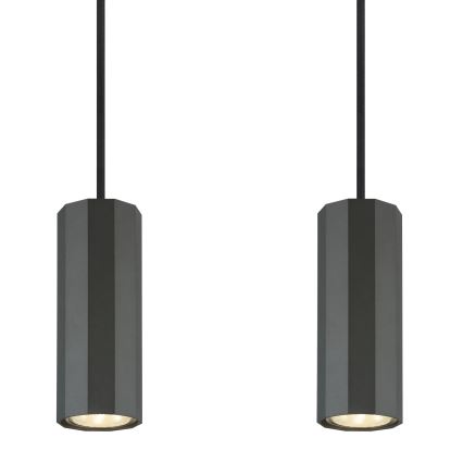 Globo - Chandelier on a string 4xGU10/25W/230V black