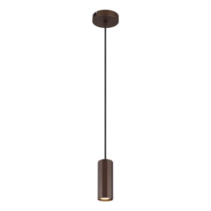 Globo - Chandelier on a string 1xGU10/25W/230V brown