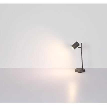 Globo - Table lamp 1xGU10/5W/230V brown