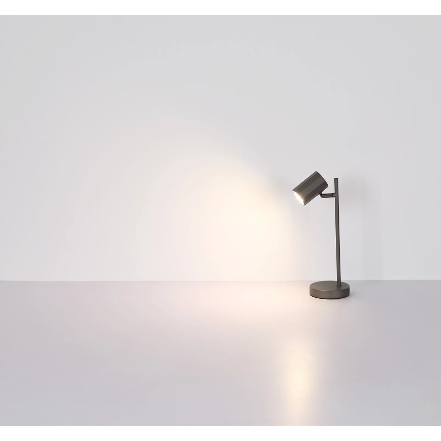 Globo - Table lamp 1xGU10/5W/230V brown