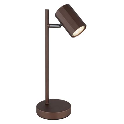 Globo - Table lamp 1xGU10/5W/230V brown