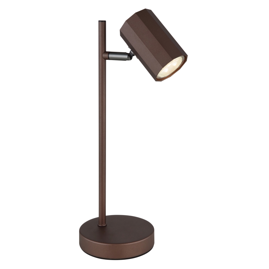 Globo - Table lamp 1xGU10/5W/230V brown