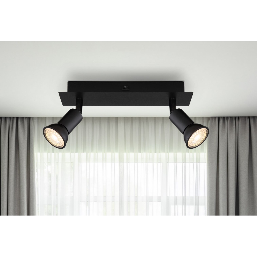 Globo - Spotlight 2xGU10/35W/230V black