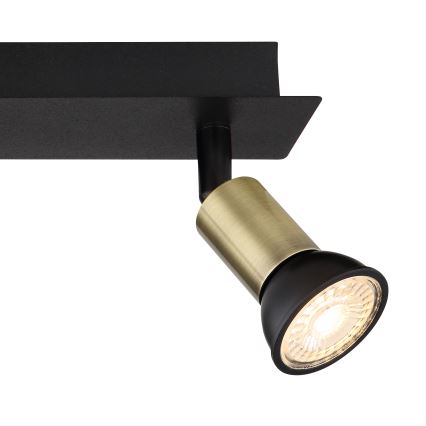 Globo - Spotlight 3xGU10/35W/230V black/brass
