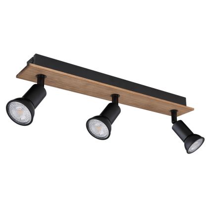 Globo - Spotlight 3xGU10/35W/230V wood/metal