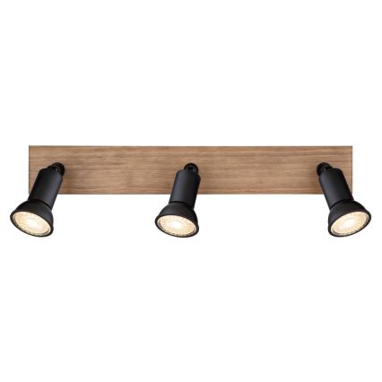 Globo - Spotlight 3xGU10/35W/230V wood/metal