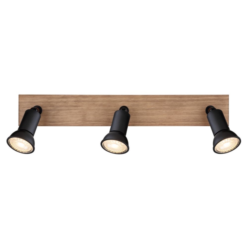 Globo - Spotlight 3xGU10/35W/230V wood/metal