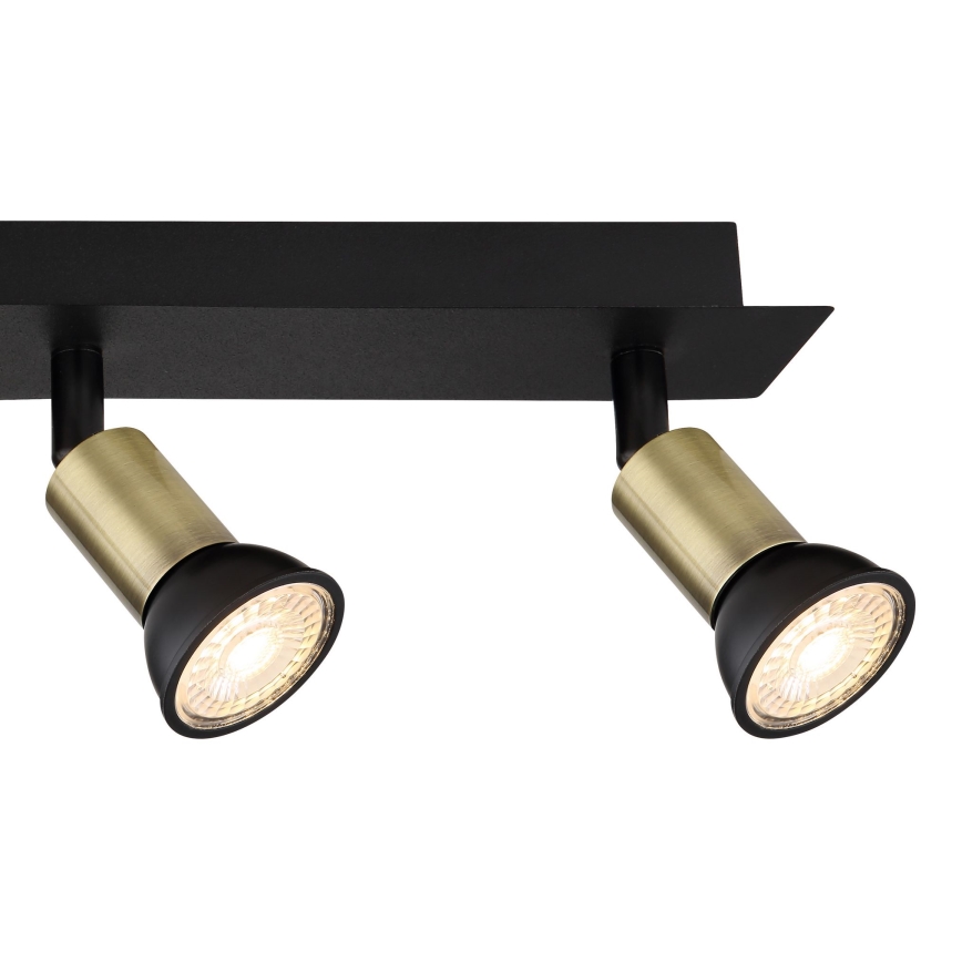 Globo - Spotlight 4xGU10/35W/230V black/brass