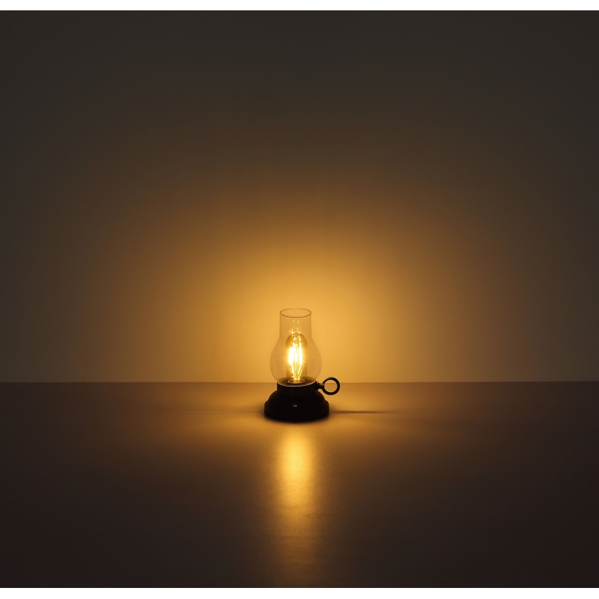 Globo - LED Dimmable rechargeable touch table lamp LED/1W/3,7V 1200 mAh anthracite