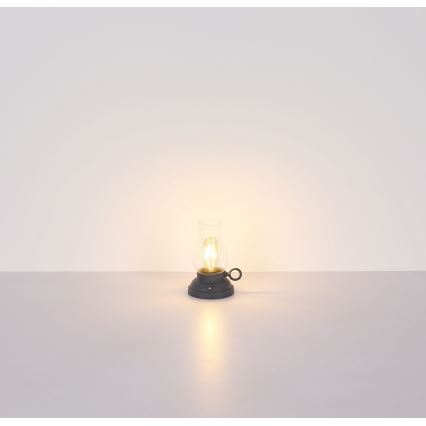 Globo - LED Dimmable rechargeable touch table lamp LED/1W/3,7V 1200 mAh anthracite
