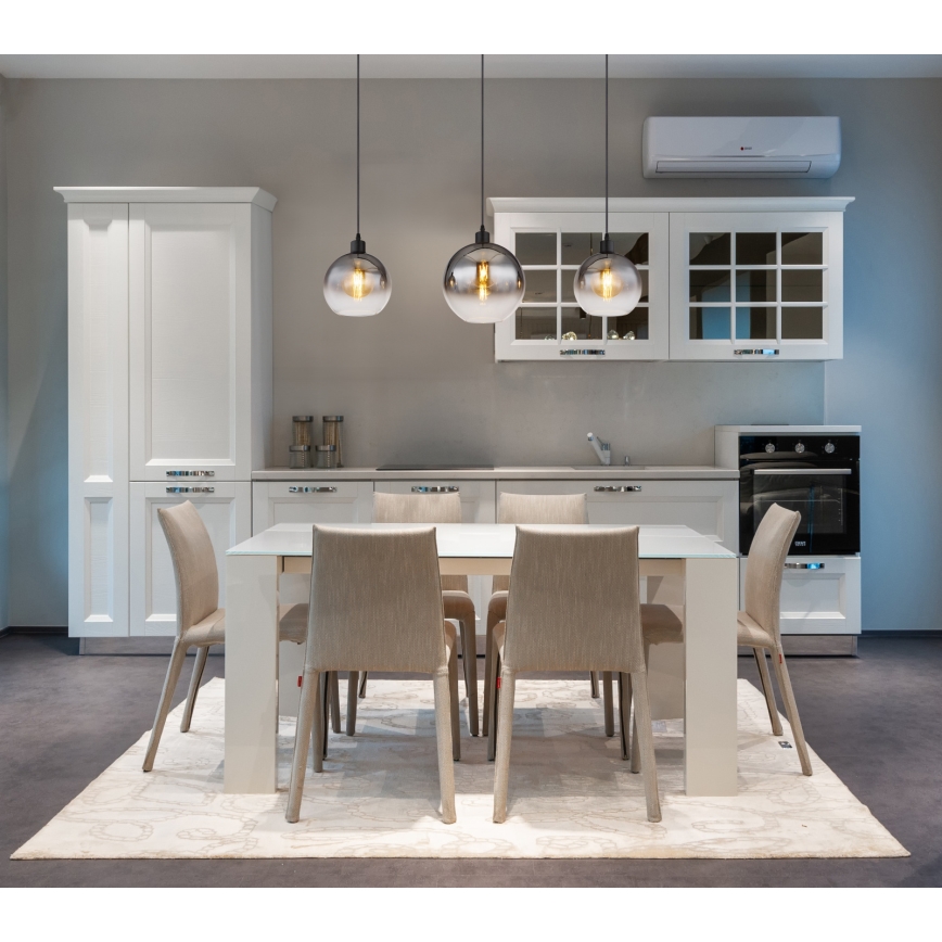 Globo - Cable-suspended pendant light 3xE27/60W/230V