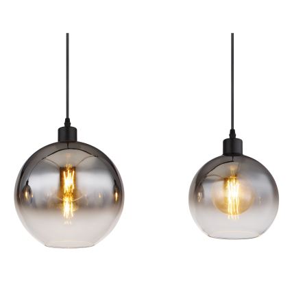 Globo - Cable-suspended pendant light 3xE27/60W/230V
