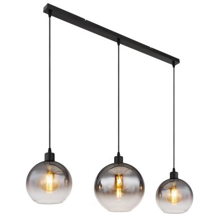 Globo - Cable-suspended pendant light 3xE27/60W/230V