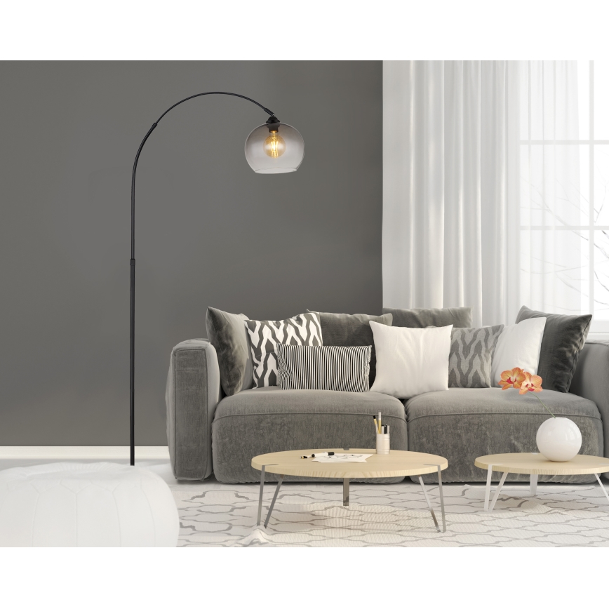 Globo - Floor lamp 1xE27/60W/230V black