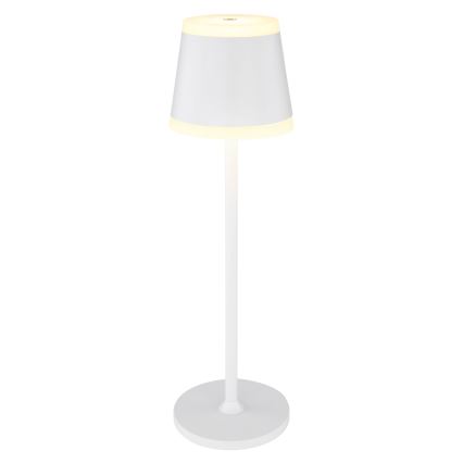 Globo - LED Dimmable rechargeable touch table lamp LED/4,6W/230V 1800 mAh USB IP54 white