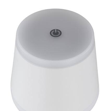 Globo - LED Dimmable rechargeable touch table lamp LED/4,6W/230V 1800 mAh USB IP54 white