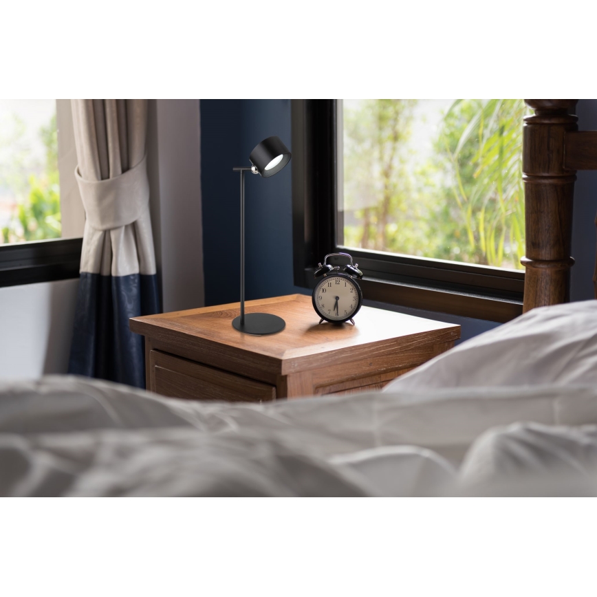 Globo - LED Dimmable touch table lamp 4in1 LED/4W/5V 3000/4000/5000K 1200 mAh black