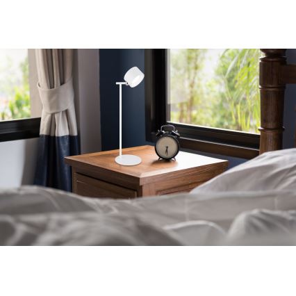 Globo - LED Dimmable touch table lamp 4in1 LED/4W/5V 3000/4000/5000K 1200 mAh white