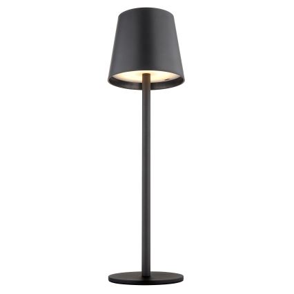 Globo - LED Dimmable touch outdoor lamp LED/3W/3,7V IP44 1800mAh + USB black