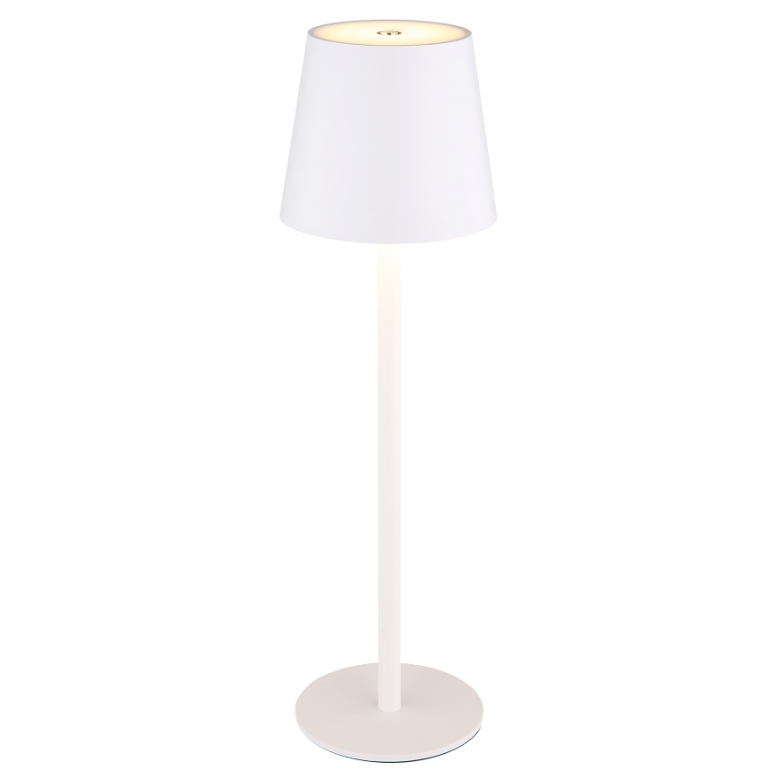 Globo - LED Dimmable touch outdoor lamp LED/3W/3,7V IP44 1800 mAh USB white