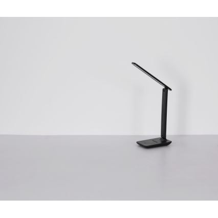 Globo - LED Touch-dimmable Rechargeable Table Lamp, LED/4W/5V, 2700/4000/6500K, 1800 mAh, Black