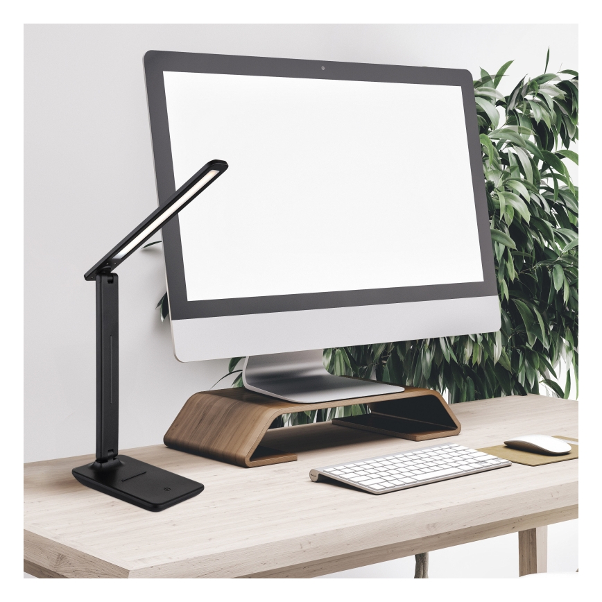 Globo - LED Touch dimmable rechargeable table lamp LED/5W/5V 2700/4000/6500K 1800 mAh black