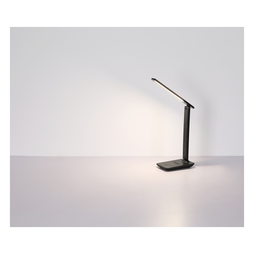 Globo - LED Touch dimmable rechargeable table lamp LED/5W/5V 2700/4000/6500K 1800 mAh black