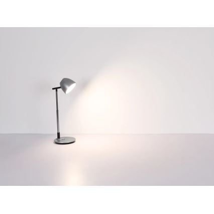 Globo - LED Dimmable touch table lamp LED/7,5W/230V 3000K/4000K/6500K grey