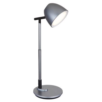 Globo - LED Dimmable touch table lamp LED/7,5W/230V 3000K/4000K/6500K grey