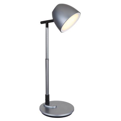 Globo - LED Dimmable touch table lamp LED/7,5W/230V 3000K/4000K/6500K grey