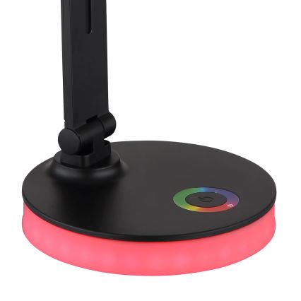 Globo - LED RGBW Dimmable touch table lamp LED/5W/230V + LED/2W 2700K/4000K/6500K black