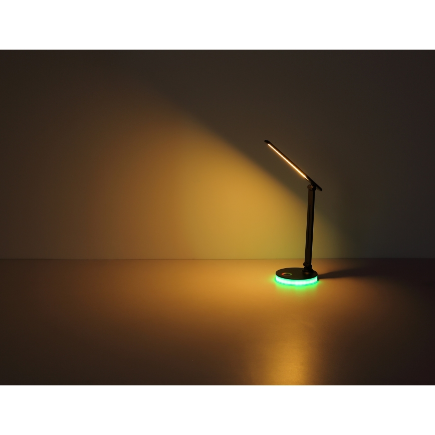 Globo - LED RGBW Dimmable touch table lamp LED/5W/230V + LED/2W 2700K/4000K/6500K white