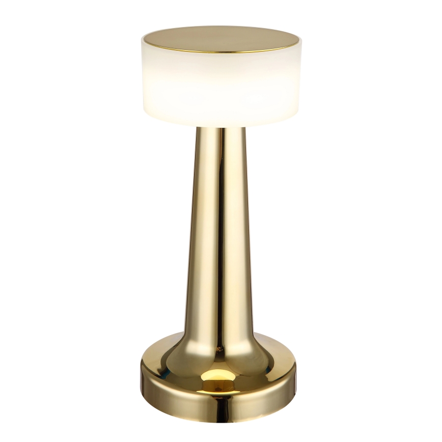 Globo - LED Dimmable touch table lamp LED/1W/3,7V 2700K/4000K/6500K 800 mAh USB gold