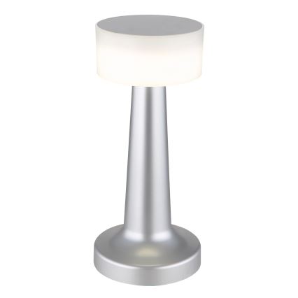 Globo - LED Dimmable touch table lamp LED/1W/3,7V 2700K/4000K/6500K 800 mAh USB matte chrome