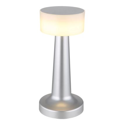 Globo - LED Dimmable touch table lamp LED/1W/3,7V 2700K/4000K/6500K 800 mAh USB matte chrome