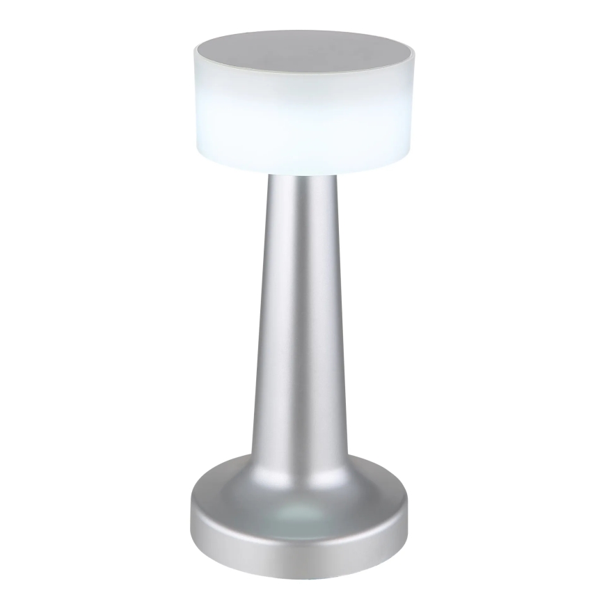 Globo - LED Dimmable touch table lamp LED/1W/3,7V 2700K/4000K/6500K 800 mAh USB matte chrome