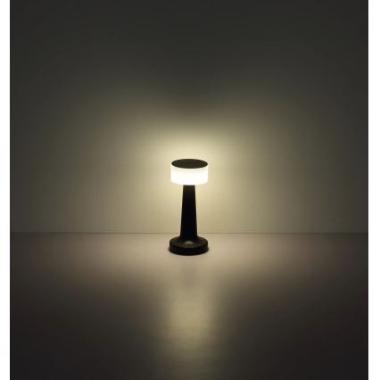 Globo - LED Dimmable touch table lamp LED/1W/3,7V 2700K/4000K/6500K 800 mAh USB black