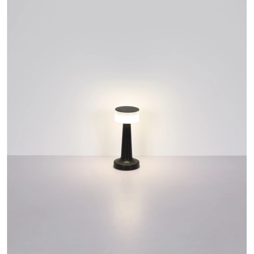 Globo - LED Dimmable touch table lamp LED/1W/3,7V 2700K/4000K/6500K 800 mAh USB black