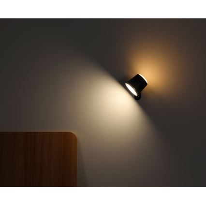 Globo - LED Dimmable touch table lamp 4in1 LED/6W/3,7V 3000K/4000K/6500K 1500 mAh USB black