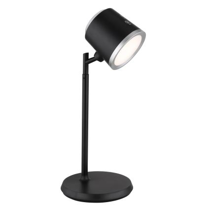 Globo - LED Dimmable touch table lamp 4in1 LED/6W/3,7V 3000K/4000K/6500K 1500 mAh USB black