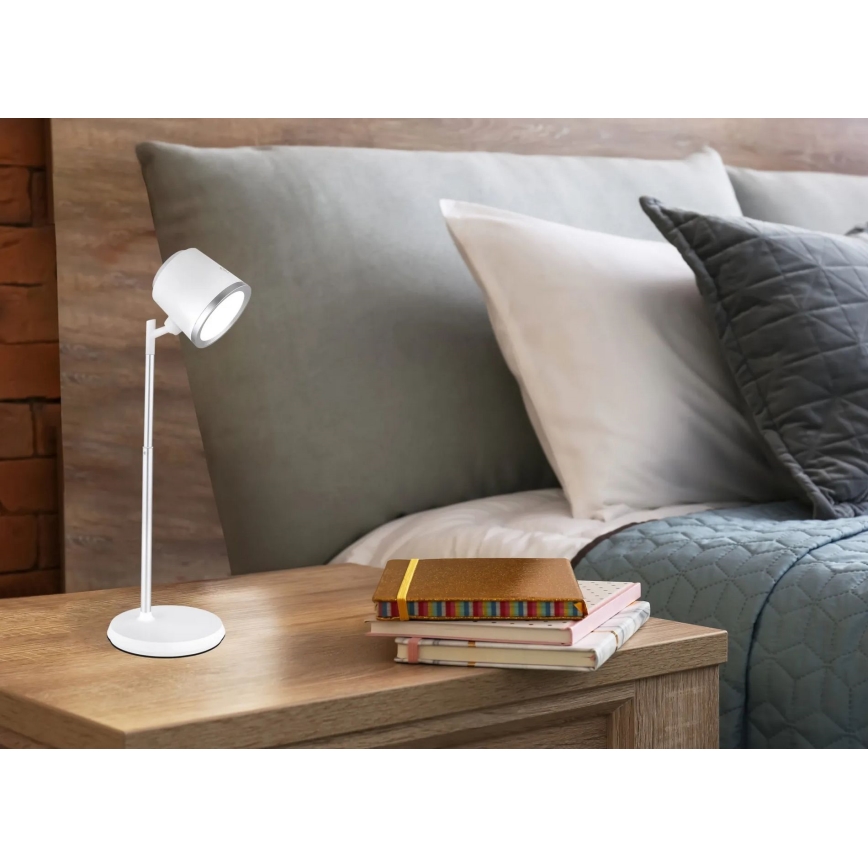 Globo - LED Dimmable touch table lamp 4in1 LED/6W/3,7V 3000K/4000K/6500K 1500 mAh USB white