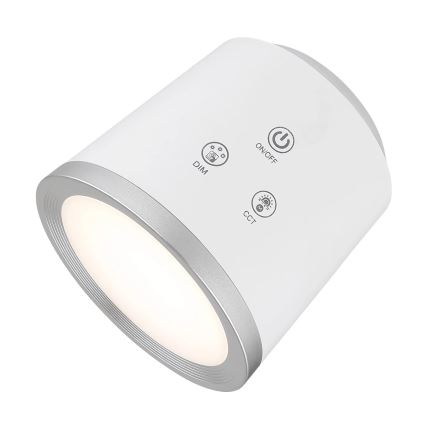 Globo - LED Dimmable touch table lamp 4in1 LED/6W/3,7V 3000K/4000K/6500K 1500 mAh USB white