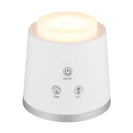 Globo - LED Dimmable touch table lamp 4in1 LED/6W/3,7V 3000K/4000K/6500K 1500 mAh USB white