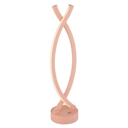 Globo - LED Dimmable touch table lamp LED/1W/3,7V 3000K 1800 mAh USB pink