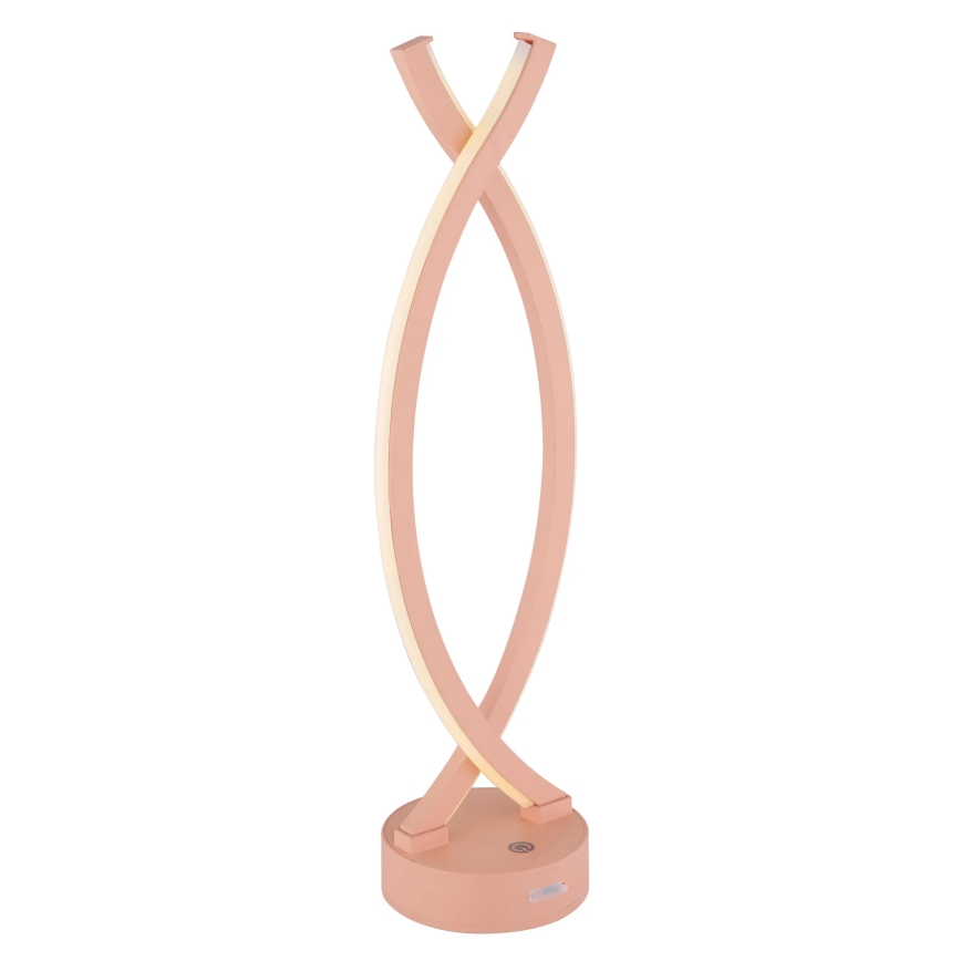 Globo - LED Dimmable touch table lamp LED/1W/3,7V 3000K 1800 mAh USB pink
