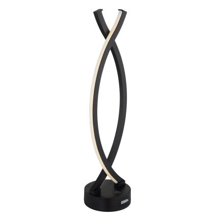 Globo - LED Dimmable touch table lamp LED/1W/3,7V 3000K 1800 mAh USB black