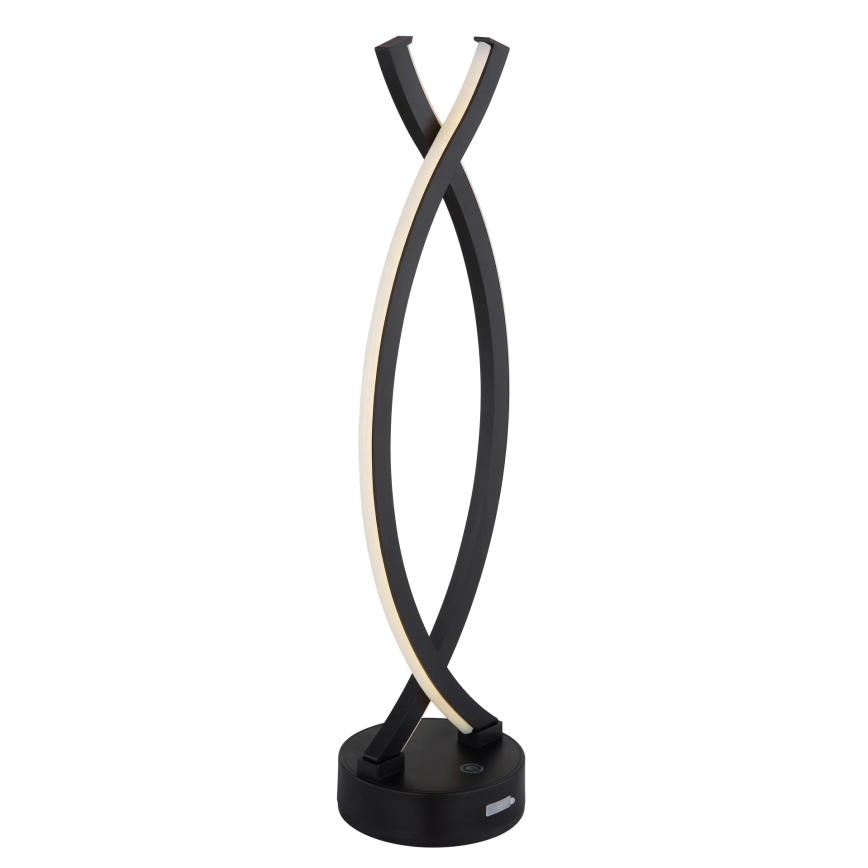 Globo - LED Dimmable touch table lamp LED/1W/3,7V 3000K 1800 mAh USB black