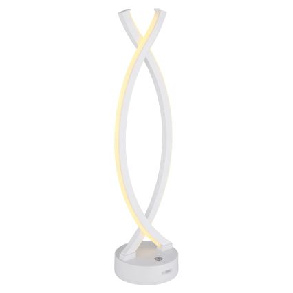 Globo - LED Dimmable touch table lamp LED/1W/3,7V 3000K 1800 mAh USB white