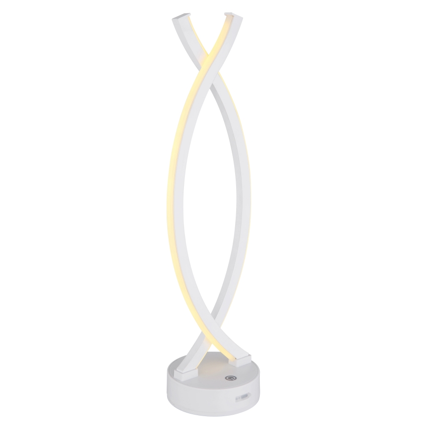 Globo - LED Dimmable touch table lamp LED/1W/3,7V 3000K 1800 mAh USB white